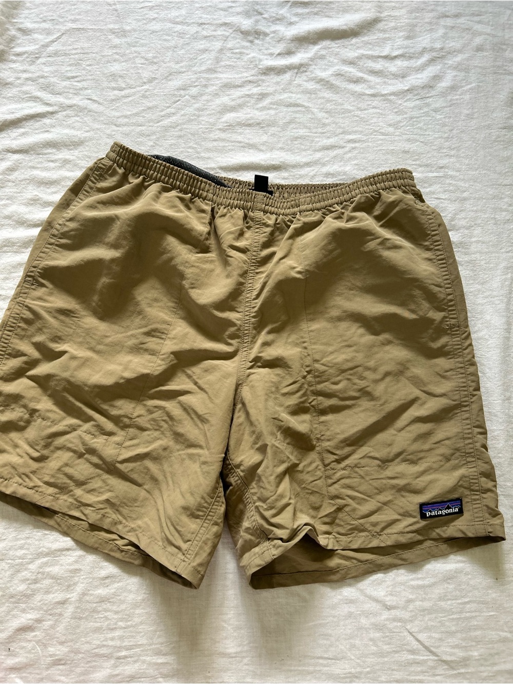 Patagonia Men's Khaki Swim Board Shorts